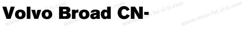 Volvo Broad CN字体转换